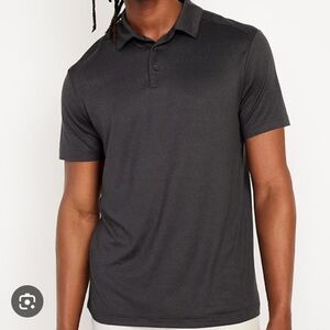 Old Navy cloud Men's Charcoal Short Sleeve Polo